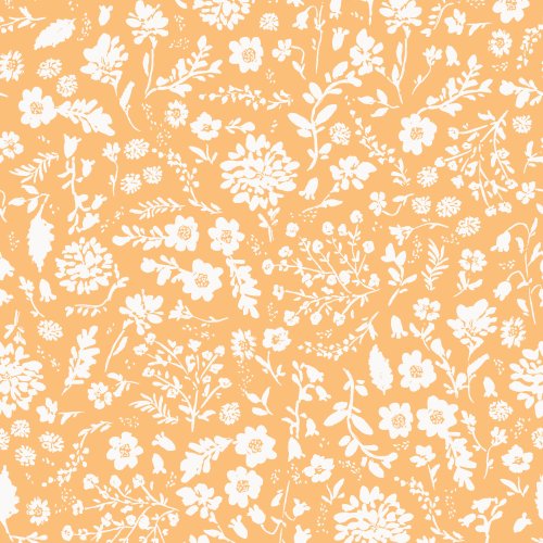 A scattered collection of abstract florals in Saint Patrick's Day themed colors