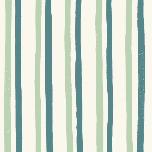 a watercolor stripe pattern in two colorways, teal and mint stripes, and light and dark pink in a loose vertical stripe