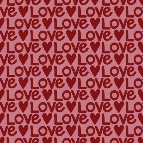 L O V E text repeat