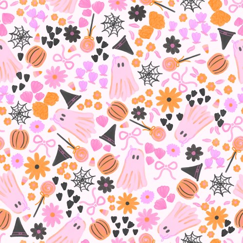 pink halloween ghost