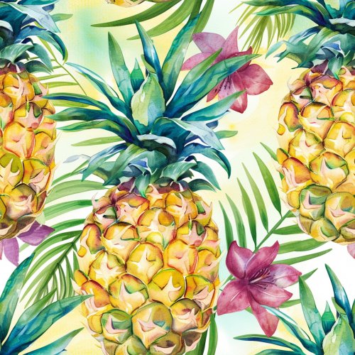 pineapple floral design