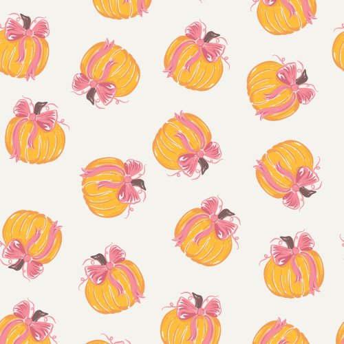 Pumpkin with bow