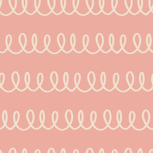 pink swirl seamless pattern