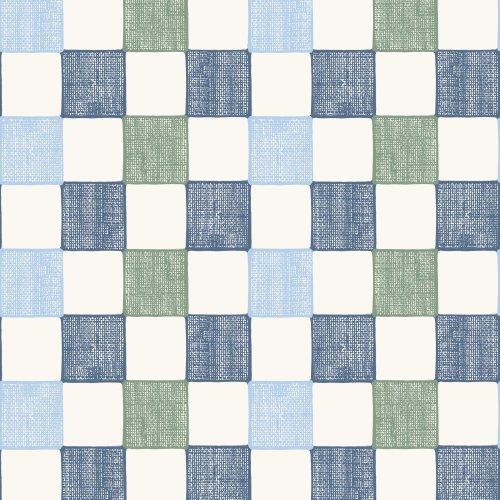 blue and green checker