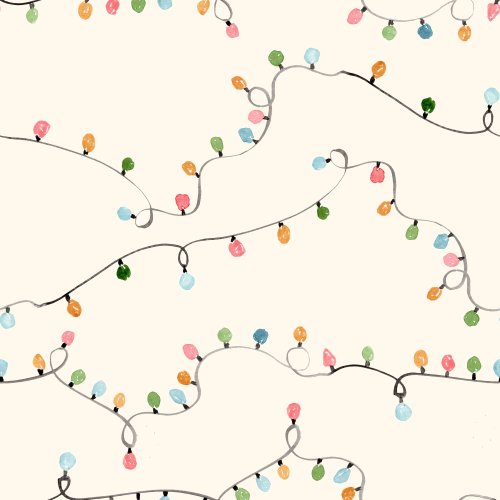 watercolor fairy lights colourful christmas lights