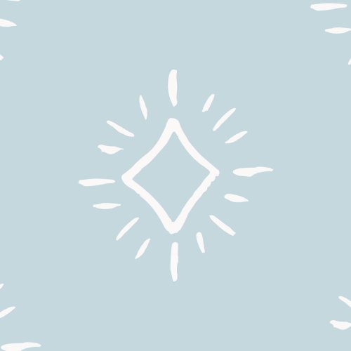 hand drawn diamond star geometric blender