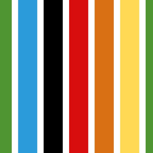 multi-colored stripes on white background