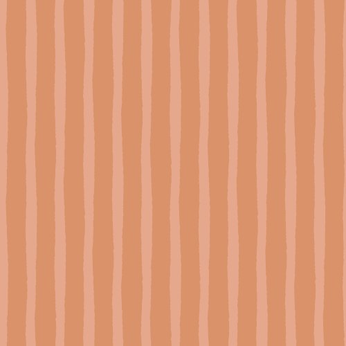 hand drawn white stripes on rust background for the Strengthens Me quilt kit