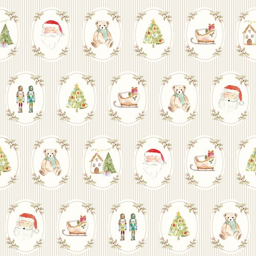 Whimsical Christmas Santa Teddy Nutcracker and friends