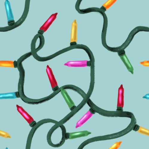 Christmas light strand non directional
