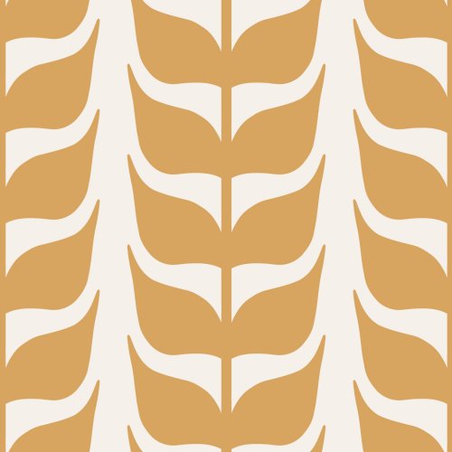 Simple Geometric Golden Wheat Stripe