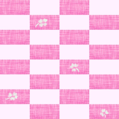 textured plaid with shamrocks