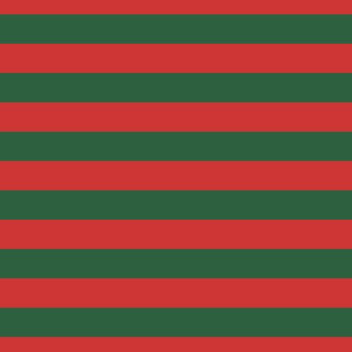 horizontal stripes in Christmas colors