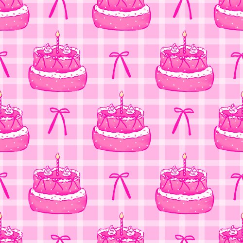 pink birthday cakes