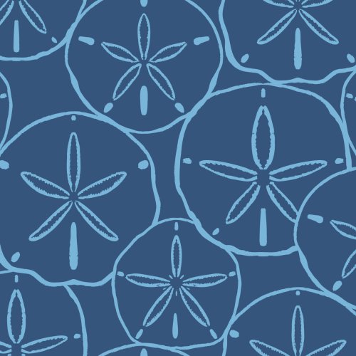 A nod to coastal treasures, this pattern highlights the beauty of sand dollars, adding a soft, natural elegance to any summer sewing project. 