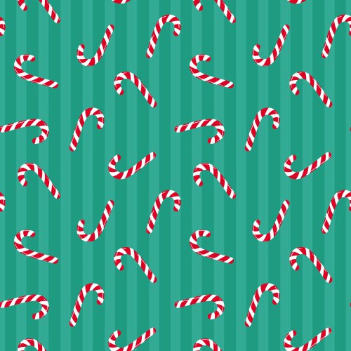 Candy cane toss on cabana stripes 
