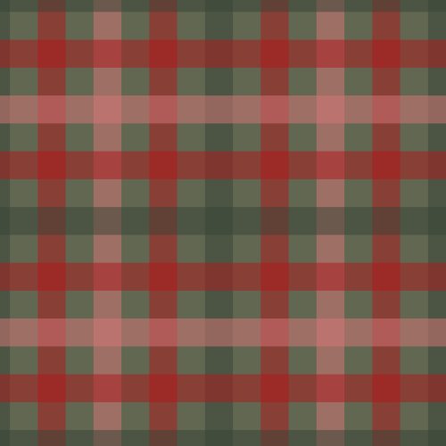 Christmas Gingham Festive Colours Red Green Salmon Pink