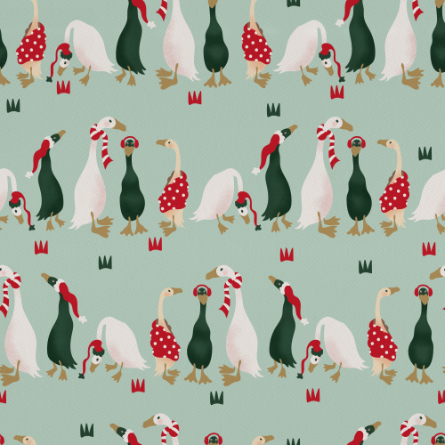 christmas geese