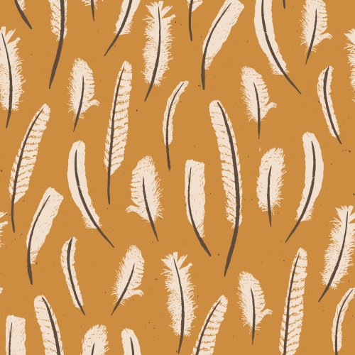 Fall Feathers fabric for playful quilts, children’s outfits, & warm home touches.