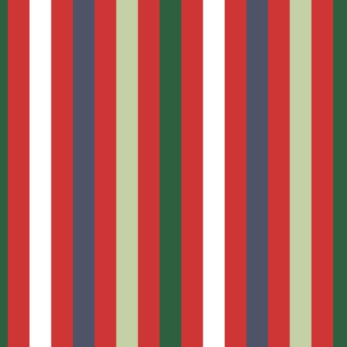 vertical stripes of red, green, blue, white