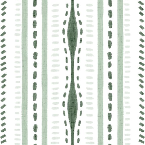 Tribal Ticking stripes on white