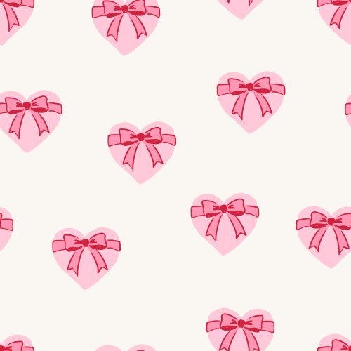 valentine's day hearts wrapped in bows