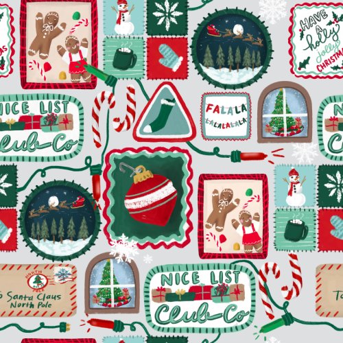 Various Christmas patches and icons 