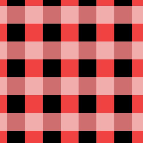 pink, red, black check