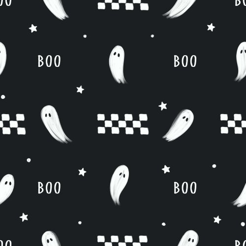 Ghost with checkers for Boo Meadows