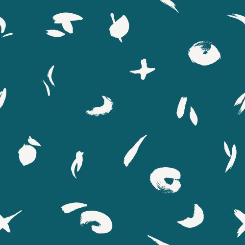 Hand painted brush strokes, created into lovely design great at any scale and versatile for many projects, two tone modern, japan inspired.