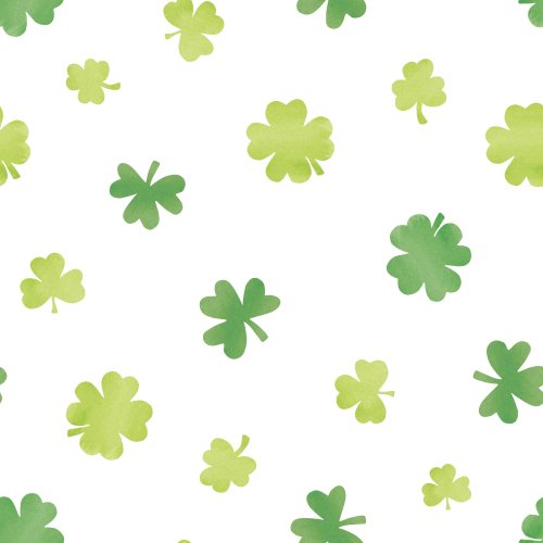 green shamrock design