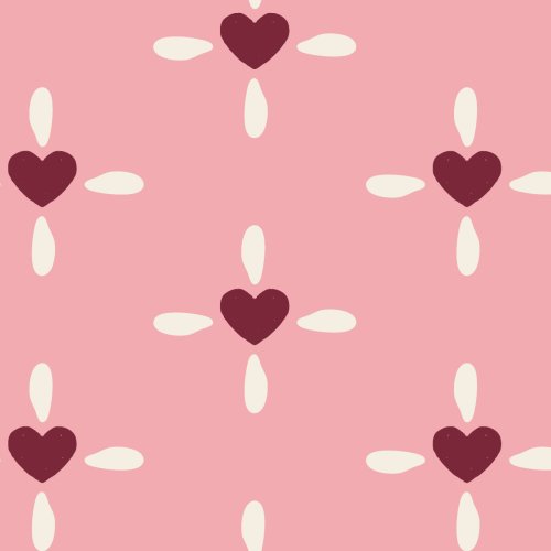 Sweet tiny pink hearts scattered across a playful Valentine fabric. Great for kids apparel, nursery projects, quilts, and gift-worthy sewing.
