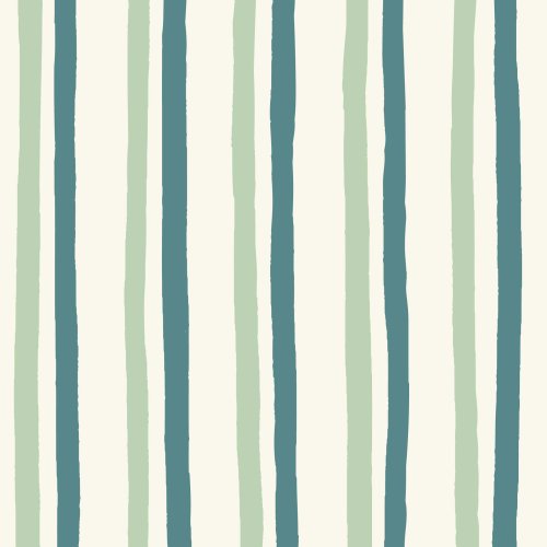 a watercolor stripe pattern in two colorways, teal and mint stripes, and light and dark pink in a loose vertical stripe