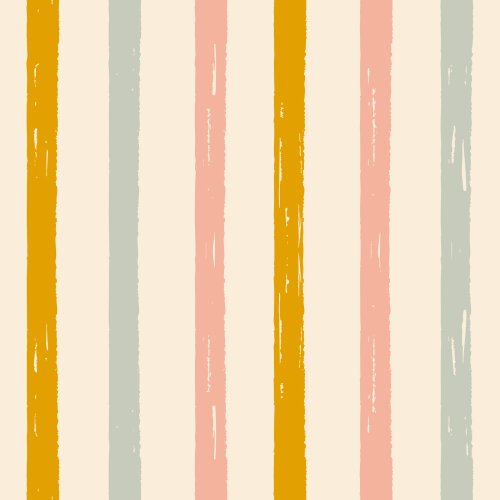 Gender-neutral Easter Striped Fabric. 