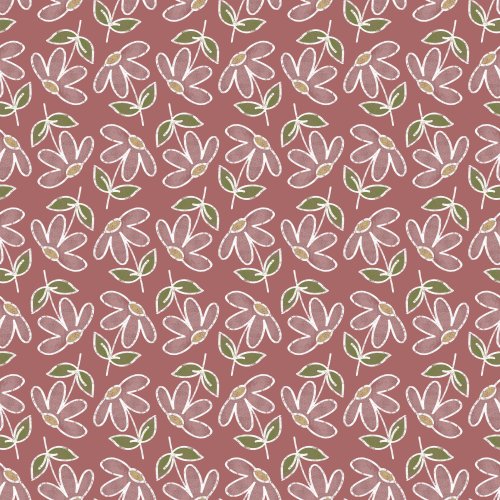 pink flowers on a solid background
