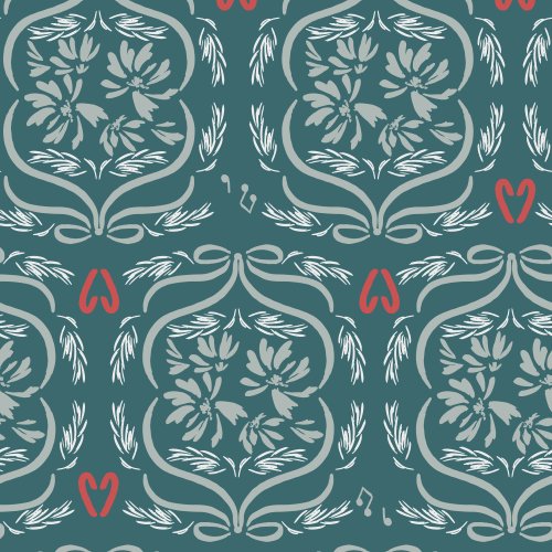 Holiday Ribbons and Flowers