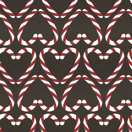 candy canes on a brown background