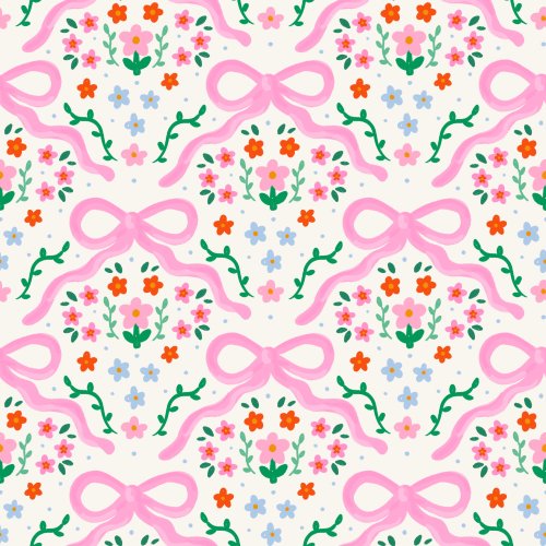 summer floral and bow