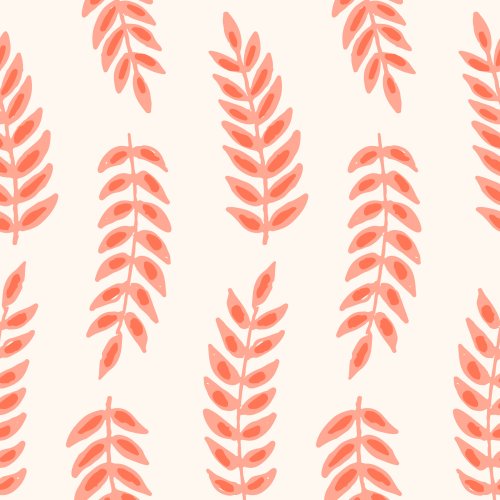 hand drawn wheat in a wiggly stripe pattern