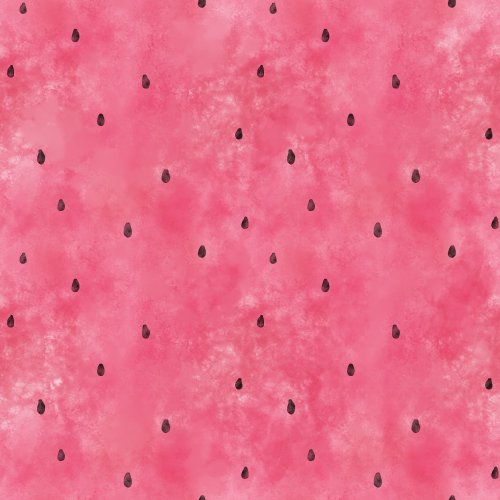pink red inside of a watermelon with seeds done in a watercolor style