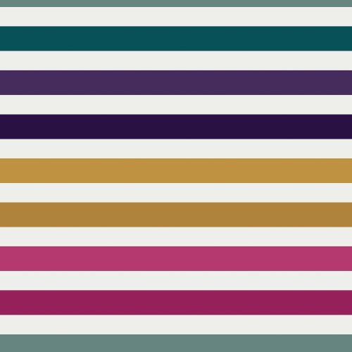 multicolor jewel tone stripe design