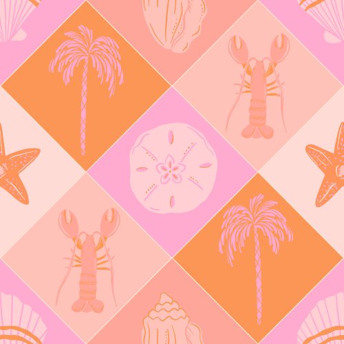 summer patchwork coastal