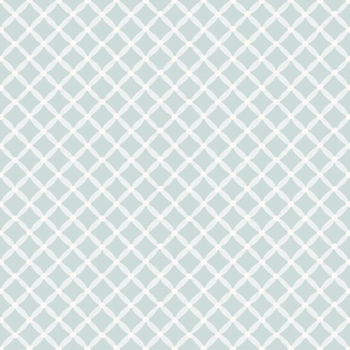 A hand drawn mini trellis design that feels multi-dimensional 