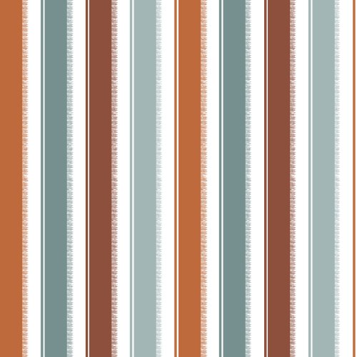 Brown and blue textured stripes 
