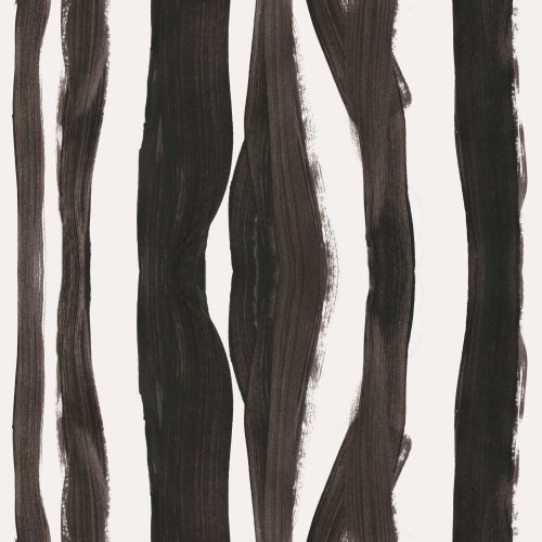 Hand painted brush stroke lines, creating a beautiful painted stripe. Unique and stunning. made to look good in any direction. black and white