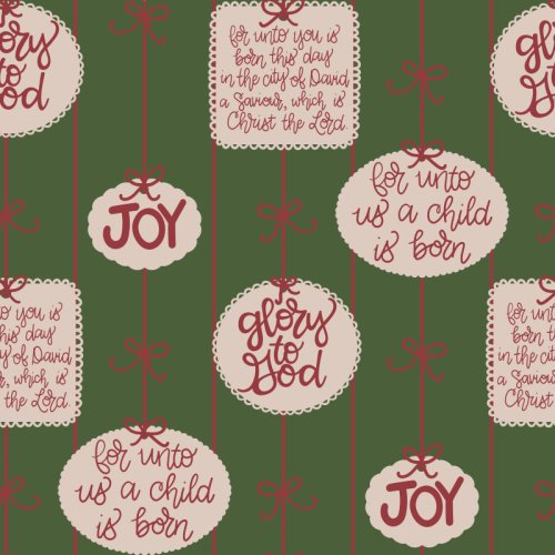 Bible verse Christmas ornaments