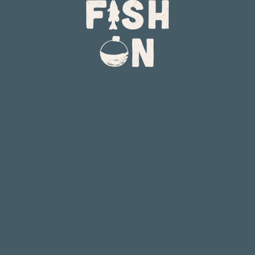 Fish On panel for any fishing lover in your life! 