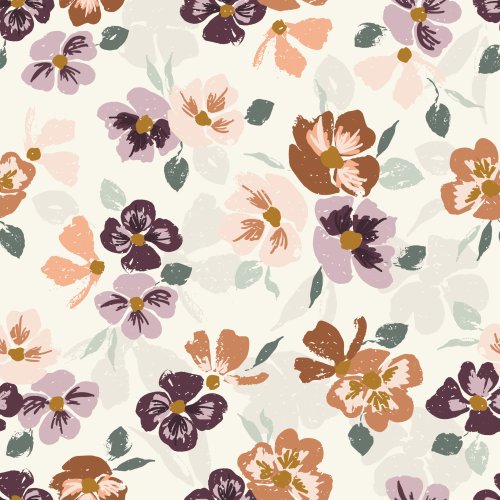 fall pansy floral design