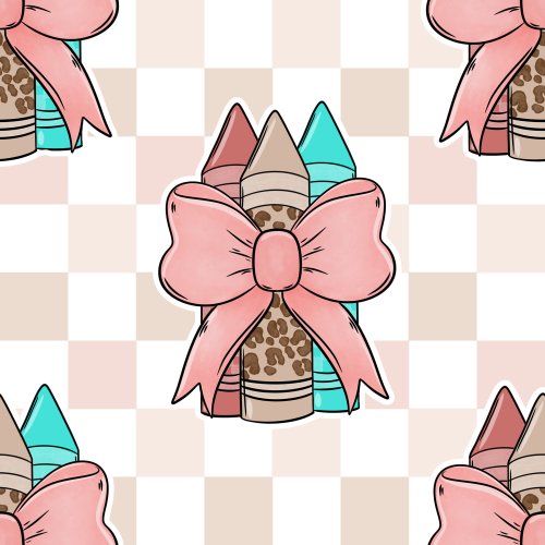 pencils on checker background