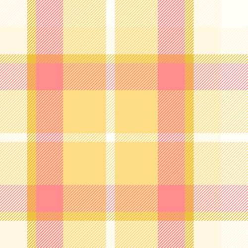 Pastel plaid combining teal, blush pink and soft cream